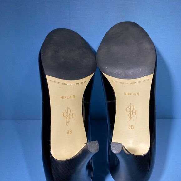 Cole Haan Women's Black Peep Toe Heels - Picture 7 of 8